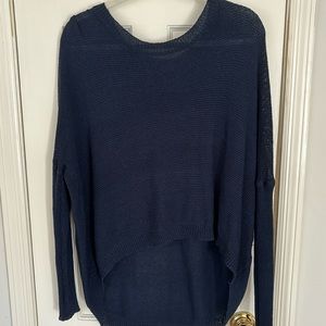 Navy knit sweater